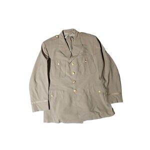 1950s WW2 Army Air Force Lieutenant Dress Uniform Officer Jacket‎ Military Sz L